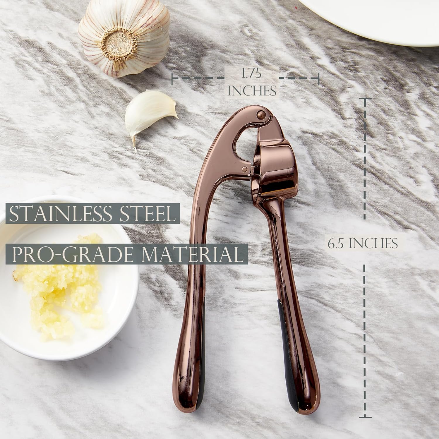 Garlic Press With Studs, Garlic Mincer, Ginger Crusher, Garlic Crusher Garlic Press With Studs, Garlic Mincer, Ginger Crusher, Garlic Crusher